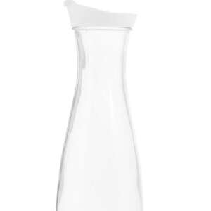 Zeller glass pitcher, 10x26 cm, 900 ml, gray - Serving