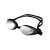 Schwimmbrille, schwarz, mit verspiegelten Gläsern