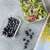 Glass food storage containers with blueberries and salad, 1500ml, 600ml