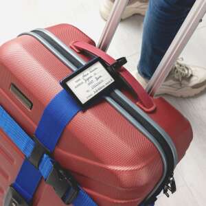 Navaris Adjustable Luggage Strap with Lock and ID Tag, 51357.04 105260970 - Keychain