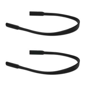 2 pack Kwmobile black silicone sports glasses strap - Dressing Accessory