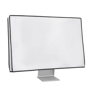 Osłona monitora 31-32 cali, Kwmobile, Biała, Tekstylna, 44636.02 116334803 - Filtr monitorujący