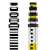Stadie Nivel System TS-5 telescopic level rod, close-up of the barcode and scale