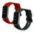 2-pak kwmobile paski zamienne do smartwatcha Huawei Band 4, silikonowe, zielone i czerwone