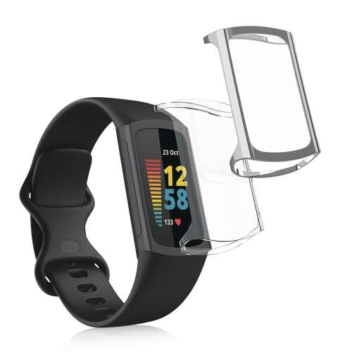 Kwmobile Fitbit Charge 5 Védőtok - 2 db, Szilikon