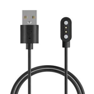 Kabel ładujący magnetyczne Kwmobile Blackview R3 / R3 Pro, czarne, 100cm - Ładowarka do inteligentnych zegarków