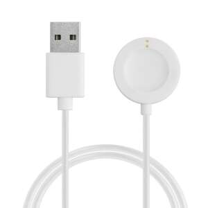 White Kwmobile charging cable for Fossil Gen 6, Gen 5, and Gen 4 smartwatches - Kwmobile