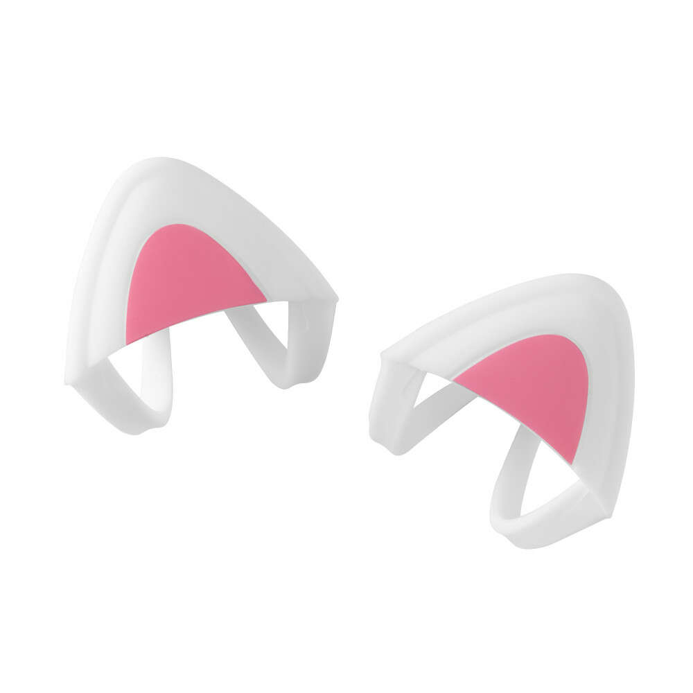 Kwmobile Universal Clamp 3.8 cm, Silicone, White/Pink, 60171.01