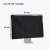 Kwmobile monitor dust cover for 24-26 inch monitors, black, linen fabric, dimensions: 44 cm x 64 cm