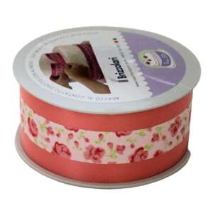 Panglică decorativă pentru tort Cake Dress 45mm, roze roz, 20 metri - Decoratii si echipamente pentru petreceri