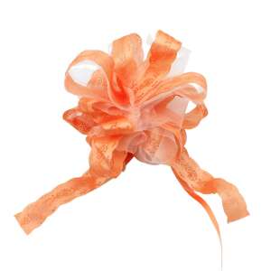 Lazac színű tüll esküvői borító, 20cm, esküvői dekorációhoz - Ajándékötlet esküvőre