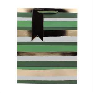 Подаръчна чанта Clairefontaine XL със зелени райета - Изкуства и хобита