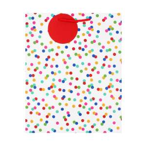 Clairefontaine SDE M JOYFUL SPOTS gift bag with confetti pattern - Art & Craft