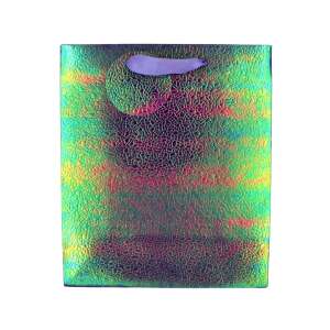 Clairefontaine iridescent gift bag, purple, embossed, with handle - Art & Craft