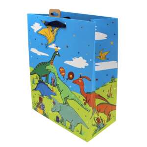 Подаръчна торбичка за парти с динозаври, синя подаръчна торбичка с динозаври, подаръчна торбичка за рожден ден - Изкуства и хобита