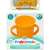 OrangieFly Frootimals 350ml silicone baby cup in packaging with product details