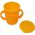 OrangieFly Frootimals 350ml silicone baby cup with lid open