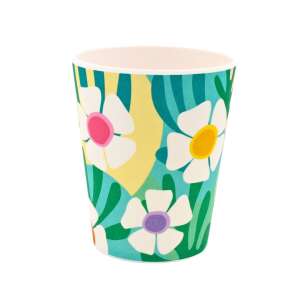Aphrodite phalaenopsis 350ml melamine glass with floral design - Disposable Cup