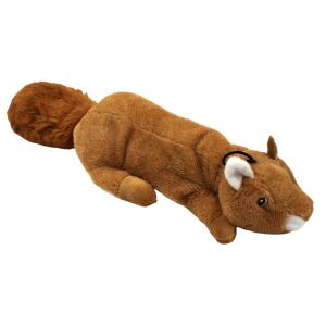 Plush Squirrel Dog Toy - Full Body Side View - Dog Toy