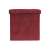 Back view of red storage ottoman with lid, 38x38x38 cm