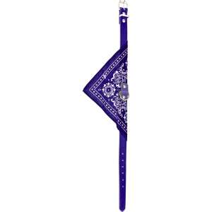 Guler pentru câini Koopman cu bandana, albastru, 37 cm - Coliere pentru animale de companie