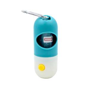 Blauer Hundekotbeutelspender mit Taschenlampe, einfach zu bedienen und zu tragen - Viehzucht