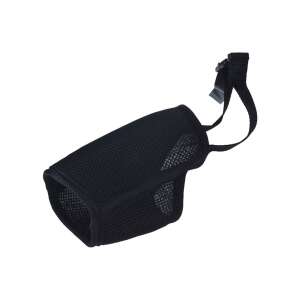 Schwarzer Maulkorb für Hunde, Dogs Kollektion, 11,5 cm, Größe S
