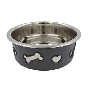 Купа от неръждаема стомана за кучета 16х6см