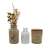 White Rose Jasmine Home Fragrance Diffuser Set with Reed Diffuser, Scented Candle and Dried Flowers