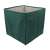 Green fabric storage box, 30x30 cm, perfect for organizing toys, clothes, or other items