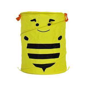 Yellow bee-shaped foldable storage basket for toys, clothes, or laundry - Toy Storage Boxes & Bag