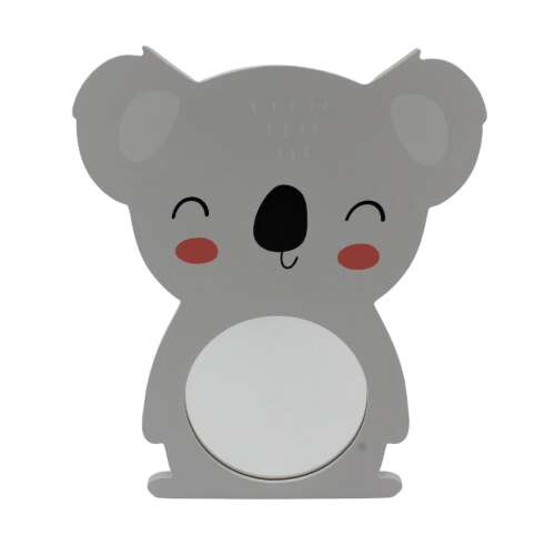 Koala formájú fali tükör, 35x25.5cm, aranyos állat mintával, gyerekszoba dekoráció