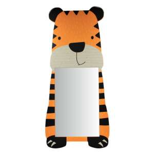 Tigerförmiger Spiegel für Kinder, 58x26cm, niedliches Tierdesign, Wanddekoration, Kinderzimmerspiegel - Nonbrand Spiegel