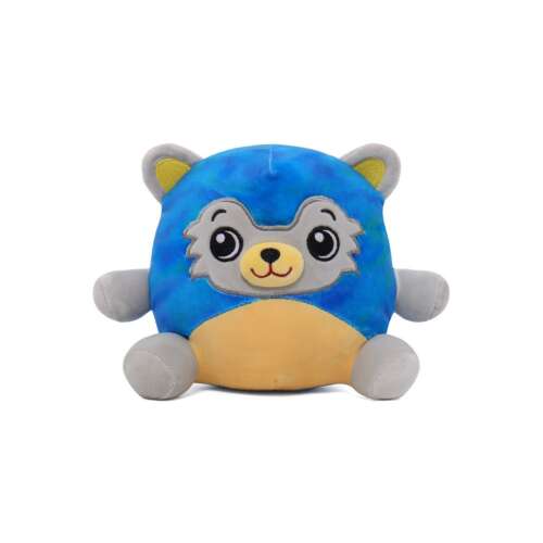 Dream Beams Daniel the Wolf plush toy, blue and yellow glow in the dark plush toy