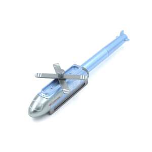 Blue helicopter pen with LED light, novelty pen, funny pen, helicopter pen, writing pen, gift pen - Pen & Pencil