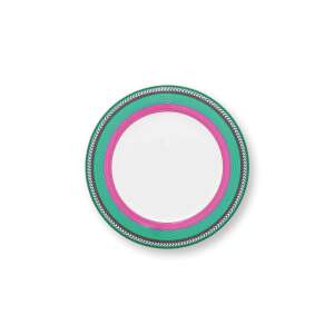 Farfurie de cină din porțelan Pip Studio Chique Stripes, roz-verde, 28cm - Pip Studio