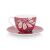 PIP Studio Flower Festival Teacup and Saucer Set (2 pcs) - 280ml 131509526