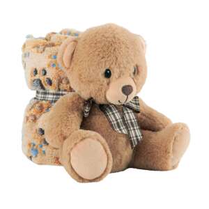 Kuscheldecke und Teddybär Set 22cm