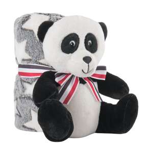 Pluszowy kocyk i zestaw panda 22cm