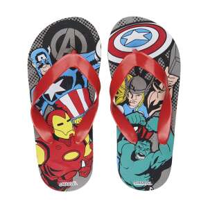 Marvel Avengers Boys' Flip Flops, featuring Captain America, Iron Man, Thor, Hulk, and more - Kids' Shoe