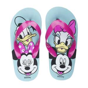 Minnie Mouse and Daisy Duck girls' flip flops, blue and pink, Disney character design - Kids' Shoe