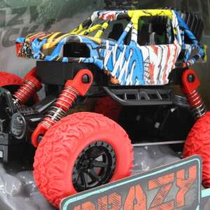 Camion crazy roșu pull back 15cm