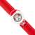 Santa Claus Pop Watch for kids, red silicone band, Christmas gift