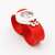 Santa Claus Pop Watch for kids, red silicone band, Christmas gift