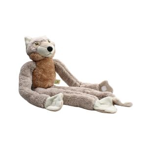 57 cm Plush Wolf Toy with Velcro Hands and Feet - Nonbrand Plush Toy