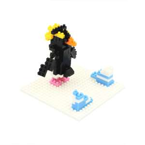 Microbricks penguin building set, 169 pieces, assembled penguin model - Creative & Building Toy