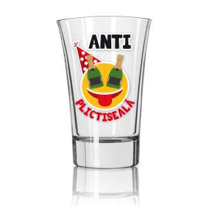 Anti Plictiseala shot glass, funny shot glass, party shot glass, drinking glass, gift for friends - Nekupto