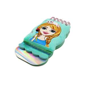 Green 3D notebook with a girl and a cat on the cover, 120 pages - Office paper product