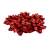 10 pack of metallic red self-adhesive star bows, 12cm