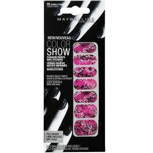 Maybelline New York Color Show Nail Stickers, Fierce Snake, 18 pieces - Nail sticker